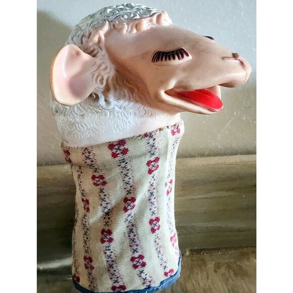 Vintage Hand Puppet 1960 LambChop Shari Lewis Tarcher Productions - Picture 11 of 12